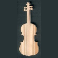 Holzgeige ht15cm, Musikalische Dekoration, Geschenk für Musiker, handwerkliche Herstellung