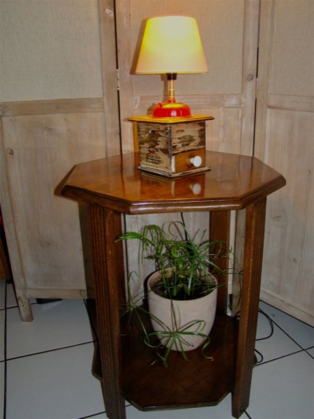 Lampe alte Kaffeem&uuml;hle rot 