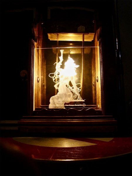 Antike Lampe Gro&szlig;e Kerzenlaterne 1900