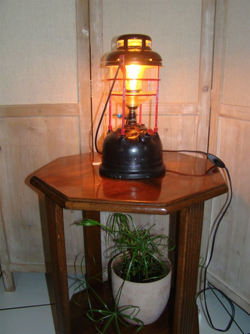 Lampe alte englische Gaslampe