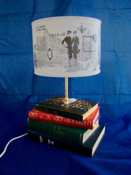 Lampe alte B&uuml;cher, Paris's