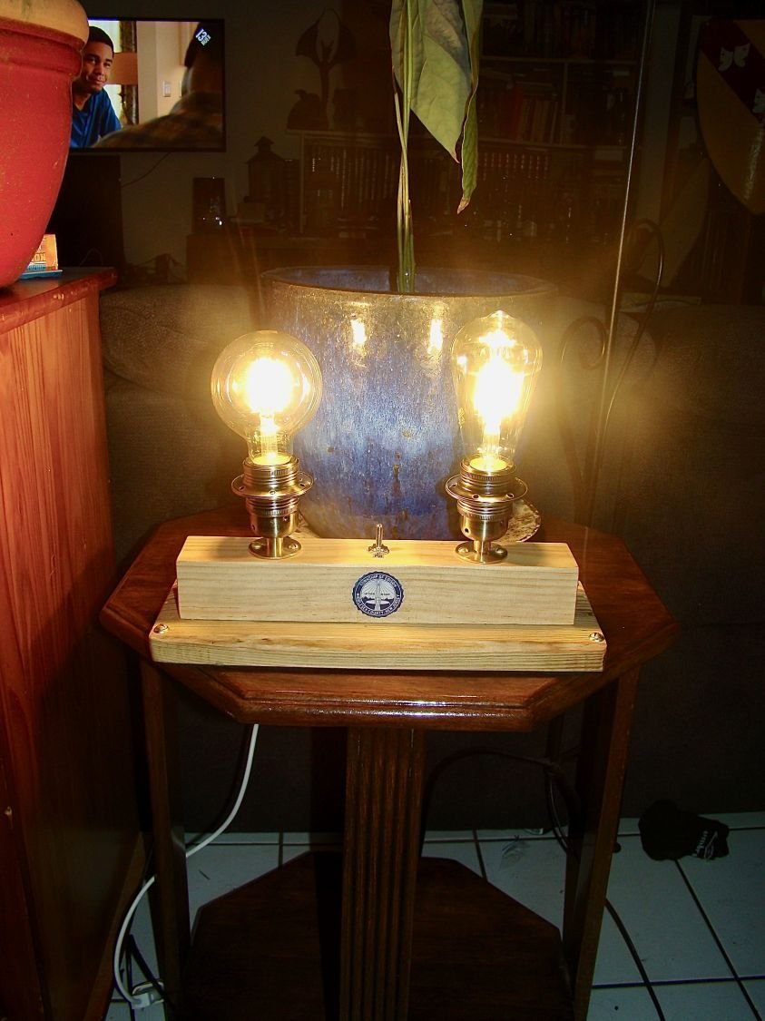 Lampe im EDISON-Stil Steampunk 