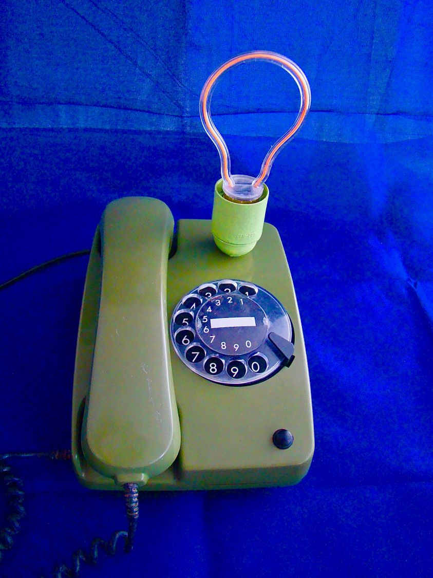 Telefonlampe Stil 80' Herr Kommissar 