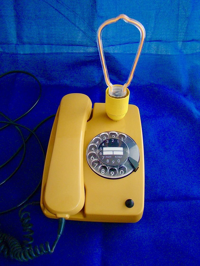 Telefonlampe im 80'-Stil Colonel Mustard!