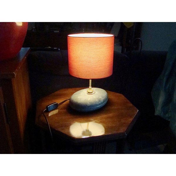 Kleine Lampe W&auml;rmflasche Upcycling