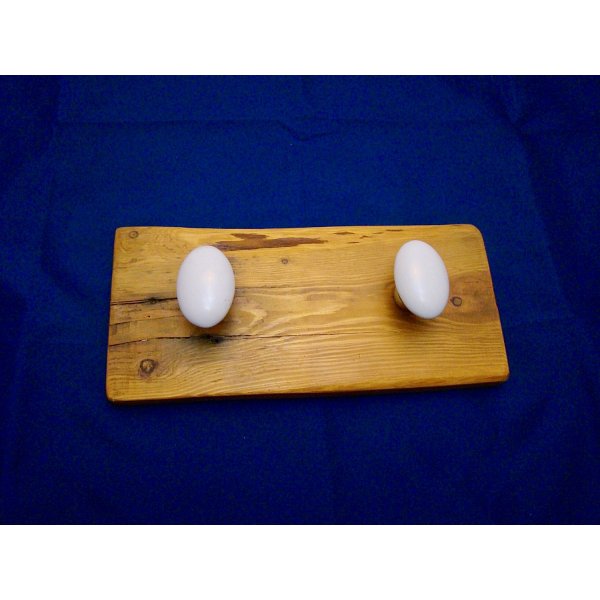 Petit porte veste recycl&eacute; poign&eacute;e porcelaine