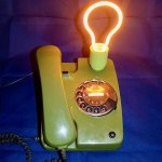 Telefonlampe Stil 80' Herr Kommissar 