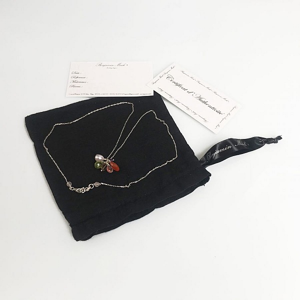 Halskette und Perlenanh&auml;nger Silber 925