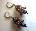 Kit pour Boucles d'oreilles Cloches Violet