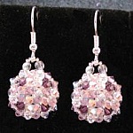 Kit boucles d'oreilles Arz Crystal Amethyst