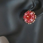 Boucles d'oreilles en kit Mambo fraise