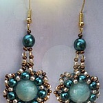 Kit boucles d'oreilles Twinétoile Amazonite