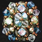 Bounty Ring-Set Blau Grün