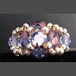 Kit-Ring Lolita Strass blau