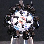 Ringset Malte II Schwarz & Kristall