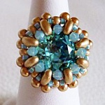 Bague en kit Mambo turquoise
