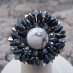 Bague en kit Margarita Bleu Orage