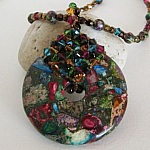 Pendentif en kit Cuba Jaspe  Arlequin