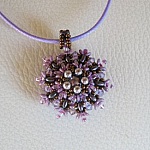 Pendentif  Galapagos parme en kit