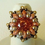 Bague en kit Tendance Rose pêche