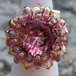 Kit bague Twinos Rose doré