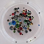 Strass mix de couleurs et tailles x 3gr