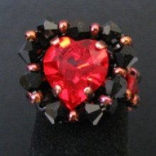 Notice de bague aphrodite rouge et n