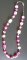 Collier fimo cama&iuml;eu Fuchsia