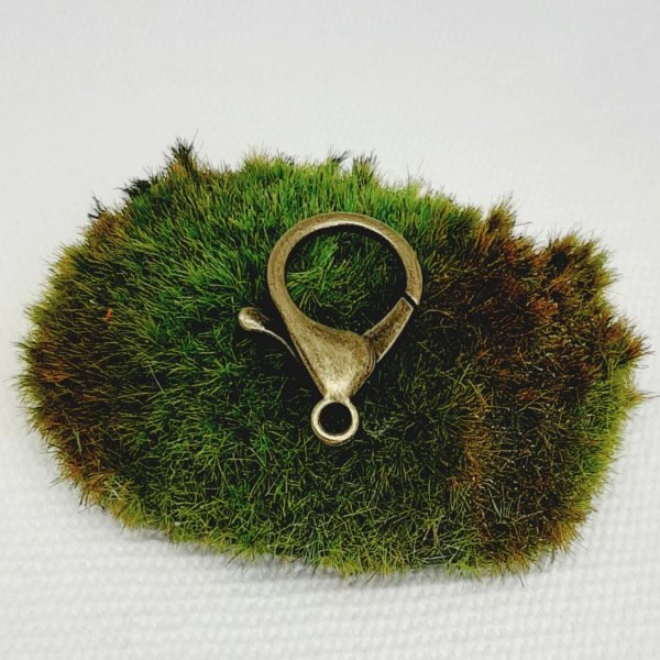 Schl&uuml;sselanh&auml;nger Anh&auml;nger Fotohalter personalisierbar und Perle aus Polymerpaste gr&uuml;n und rot