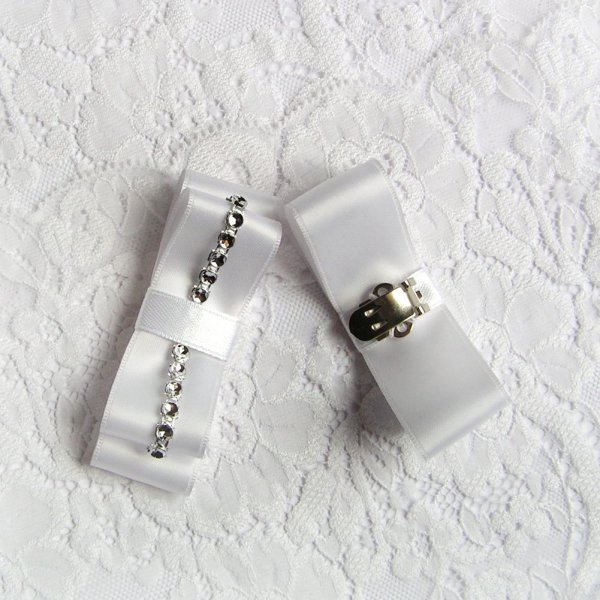 Armband aus wei&szlig;er Guipure-Spitze romantisches Hochzeitsaccessoire