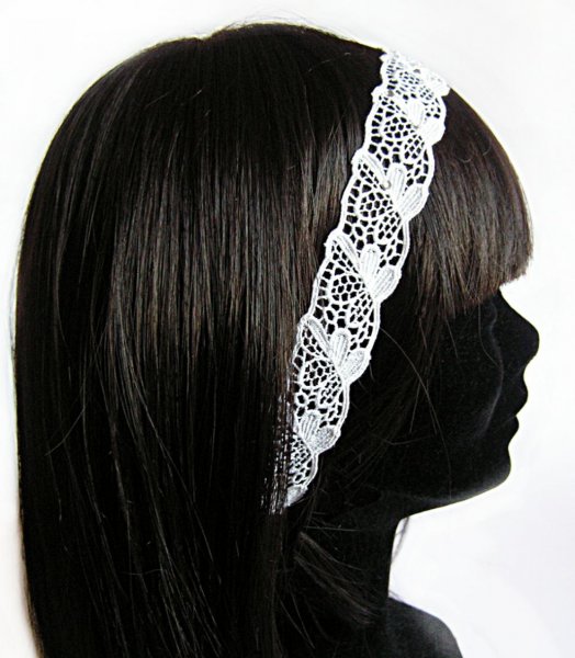 Armband aus wei&szlig;er Guipure-Spitze romantisches Hochzeitsaccessoire