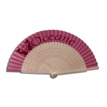 Bois ajouré et coton peint à la main