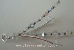 Kristall-Charms für Haarspangen herstellen