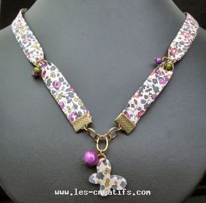Schrägband-Halskette Liberty Mädchen