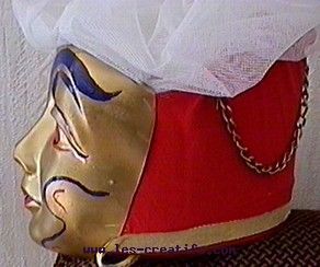 maske für den karneval in venedig