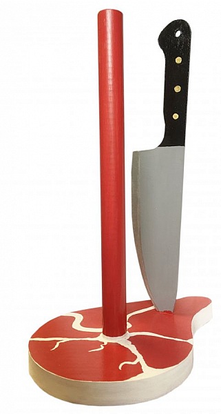 "Entrec&ocirc;te saignante" porte essuie-tout 