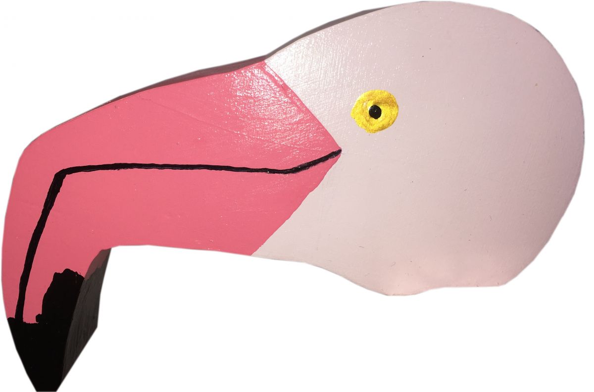 "Der rosa Flamingo" Wischtuchhalter 