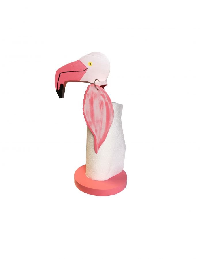 "Der rosa Flamingo" Wischtuchhalter 