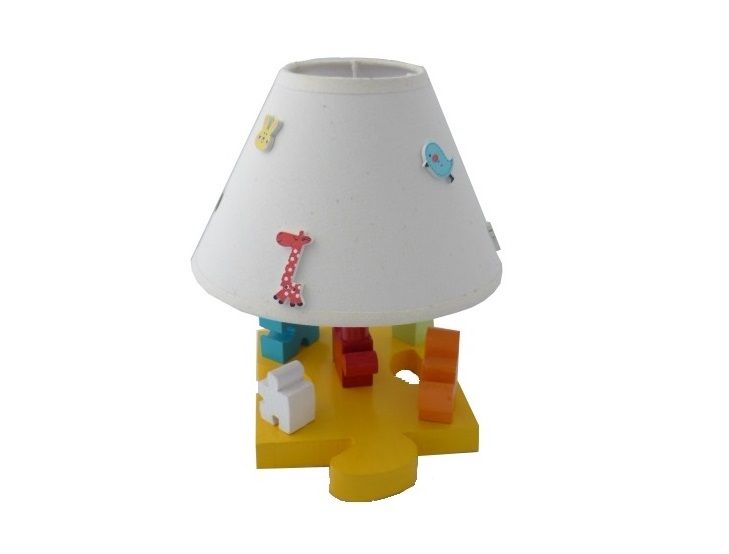 Nachttischlampe für Kinder "Le Puzzle" H 30 Cm