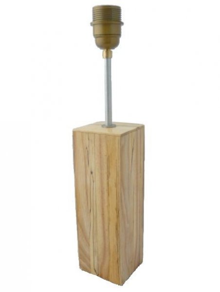 Tischlampe 56 Cm, Edelholz: Esche, Birke Marmoriert