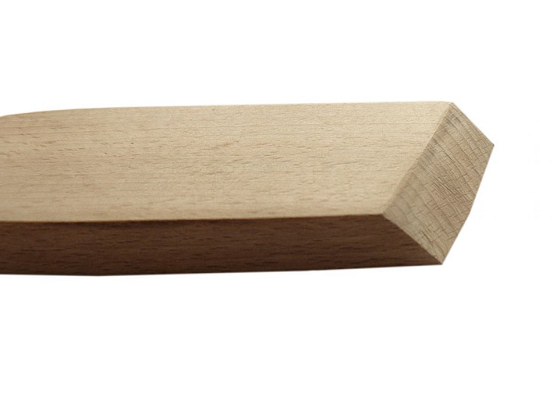 Keilspatel Schr&auml;gstrich dickes Holz Modell Pfeil 
