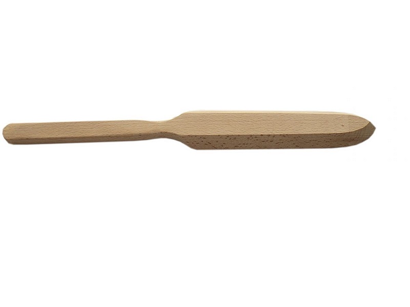 Pfannenwender &Oslash; 20 lang Holzstiel 39 cm