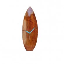 Horloge en bois de merisier massif model "surf" 