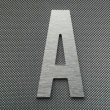 Brief aus gebürstetem Metall ALTERNATE GOTHIC