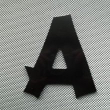 Buchstabe DIBOND Farbe CANCUN