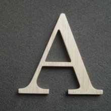 Holzbuchstabe Modell LOFT