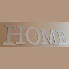 Deko-Buchstabe aus Zink HOME 20 cm