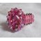 Rose Royale Ring mit Facetten und einem Cabochon aus Swarovski-Kristall