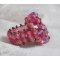 Rose Royale Ring mit Facetten und einem Cabochon aus Swarovski-Kristall