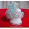 Crystal Blue Ring mit Facetten und Kreiseln aus Swarovski-Kristall